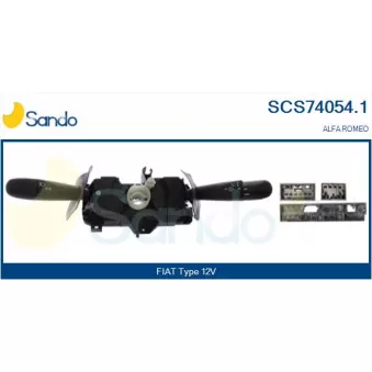 Commutateur de colonne de direction SANDO SCS74054.1