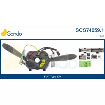 Commutateur de colonne de direction SANDO SCS74059.1