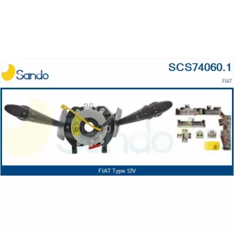 Commutateur de colonne de direction SANDO SCS74060.1