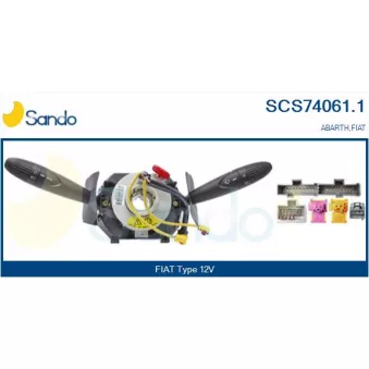 Commutateur de colonne de direction SANDO SCS74061.1