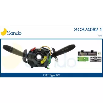 Commutateur de colonne de direction SANDO SCS74062.1