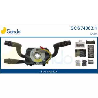 Commutateur de colonne de direction SANDO SCS74063.1