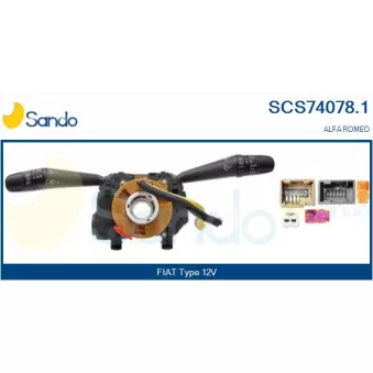 Commutateur de colonne de direction SANDO SCS74078.1