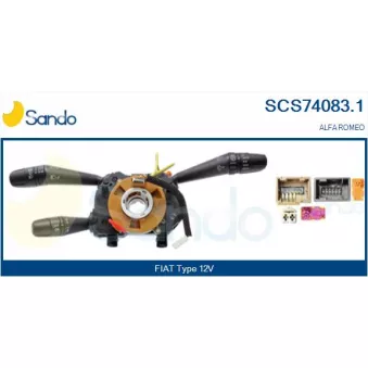 Commutateur de colonne de direction SANDO SCS74083.1