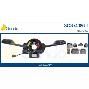 Commutateur de colonne de direction SANDO SCS74086.1