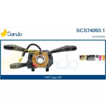Commutateur de colonne de direction SANDO SCS74093.1