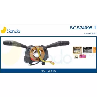 Commutateur de colonne de direction SANDO SCS74098.1