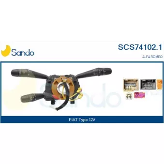 Commutateur de colonne de direction SANDO SCS74102.1