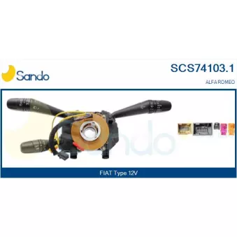 Commutateur de colonne de direction SANDO SCS74103.1