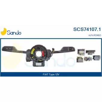 Commutateur de colonne de direction SANDO SCS74107.1