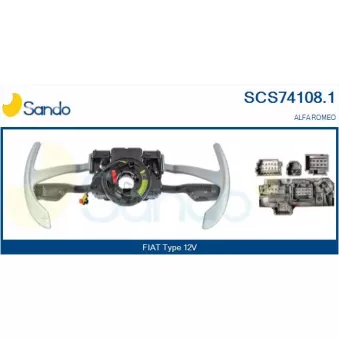 Commutateur de colonne de direction SANDO SCS74108.1