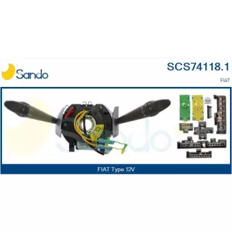Commutateur de colonne de direction SANDO SCS74118.1