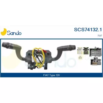 Commutateur de colonne de direction SANDO SCS74132.1