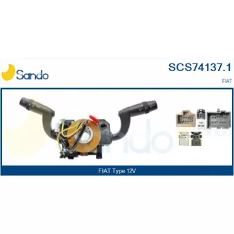 Commutateur de colonne de direction SANDO SCS74137.1
