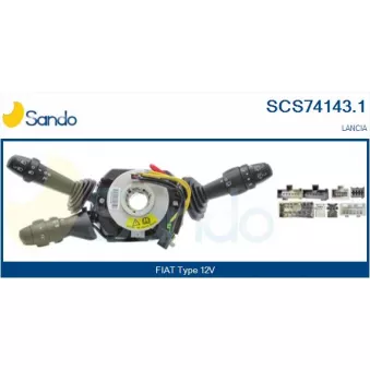 Commutateur de colonne de direction SANDO SCS74143.1