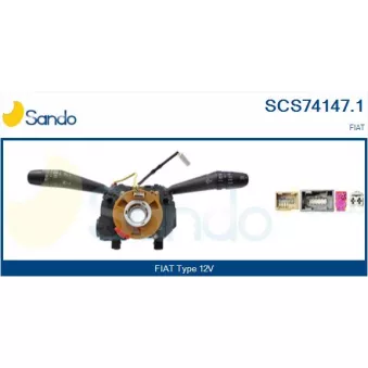 Commutateur de colonne de direction SANDO SCS74147.1