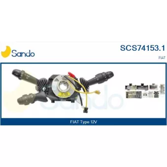 Commutateur de colonne de direction SANDO SCS74153.1