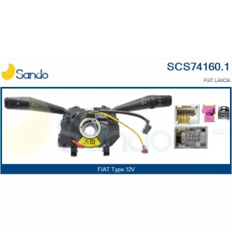 Commutateur de colonne de direction SANDO SCS74160.1