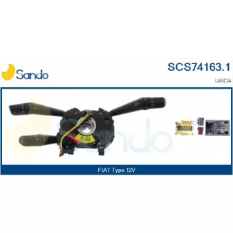 Commutateur de colonne de direction SANDO SCS74163.1