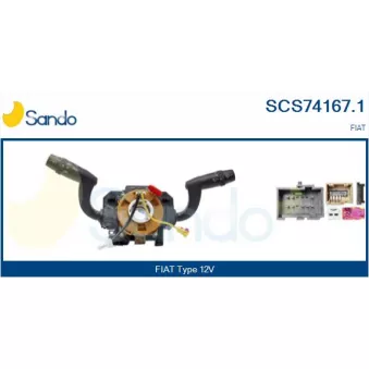 Commutateur de colonne de direction SANDO SCS74167.1
