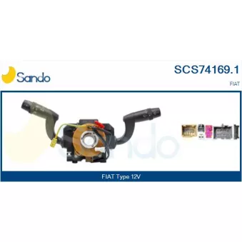 Commutateur de colonne de direction SANDO SCS74169.1