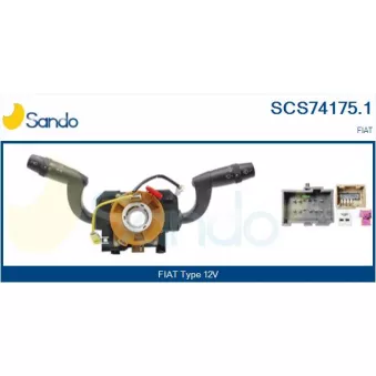 Commutateur de colonne de direction SANDO SCS74175.1