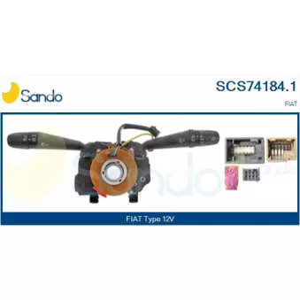 Commutateur de colonne de direction SANDO SCS74184.1