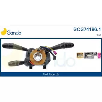 Commutateur de colonne de direction SANDO SCS74186.1