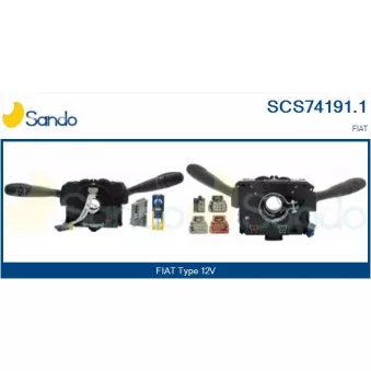 Commutateur de colonne de direction SANDO SCS74191.1