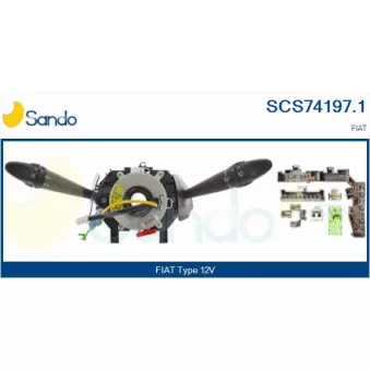 Commutateur de colonne de direction SANDO SCS74197.1