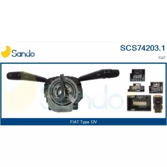 Commutateur de colonne de direction SANDO SCS74203.1
