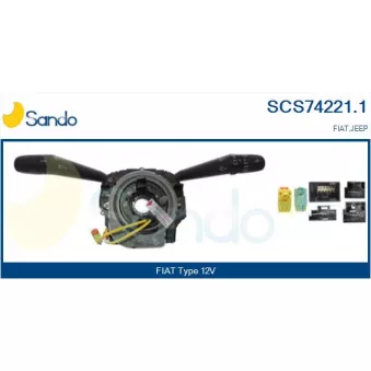 Commutateur de colonne de direction SANDO SCS74221.1