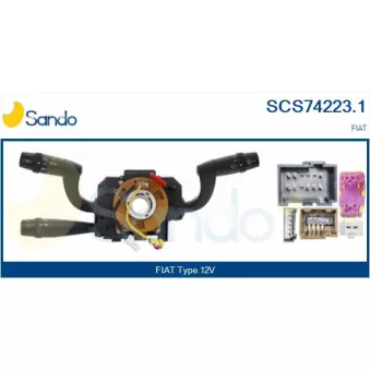 Commutateur de colonne de direction SANDO SCS74223.1