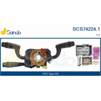 Commutateur de colonne de direction SANDO SCS74224.1
