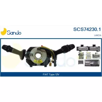 Commutateur de colonne de direction SANDO SCS74230.1
