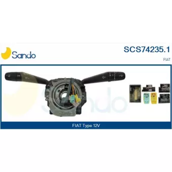 Commutateur de colonne de direction SANDO SCS74235.1