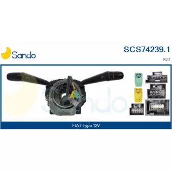 Commutateur de colonne de direction SANDO SCS74239.1