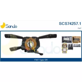 Commutateur de colonne de direction SANDO SCS74257.1