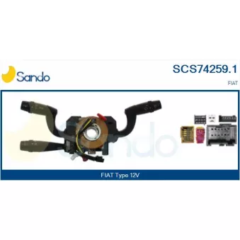 Commutateur de colonne de direction SANDO SCS74259.1