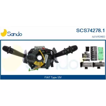 Commutateur de colonne de direction SANDO SCS74278.1