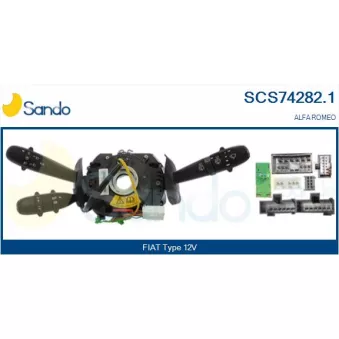 Commutateur de colonne de direction SANDO SCS74282.1