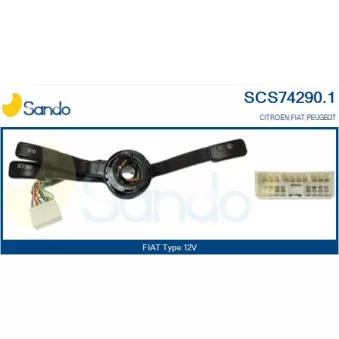 Commutateur de colonne de direction SANDO SCS74290.1