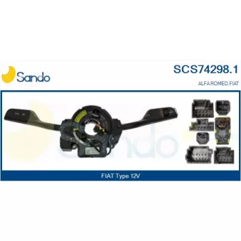 Commutateur de colonne de direction SANDO SCS74298.1