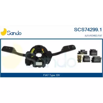 Commutateur de colonne de direction SANDO SCS74299.1