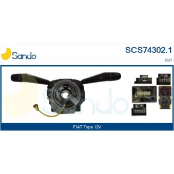 Commutateur de colonne de direction SANDO SCS74302.1