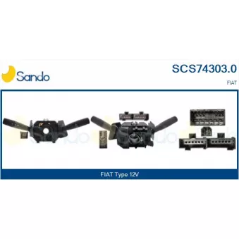 Commutateur de colonne de direction SANDO SCS74303.0