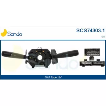 Commutateur de colonne de direction SANDO SCS74303.1