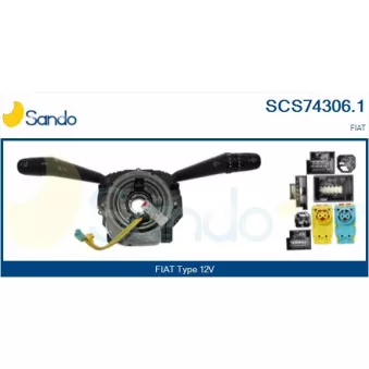 Commutateur de colonne de direction SANDO SCS74306.1