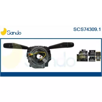 Commutateur de colonne de direction SANDO SCS74309.1