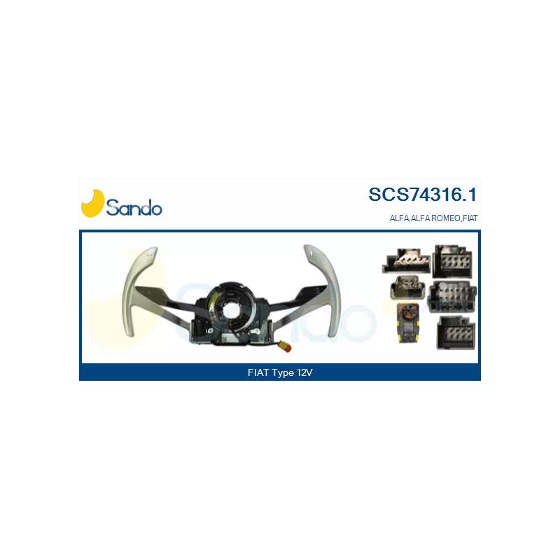 Commutateur de colonne de direction SANDO SCS74316.1